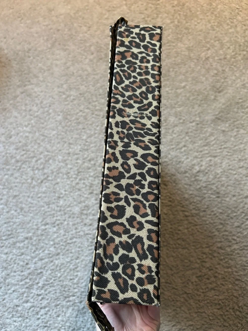 Babett 12-Compartment Eyeglass Storage Display Case Box Leopard Print OS